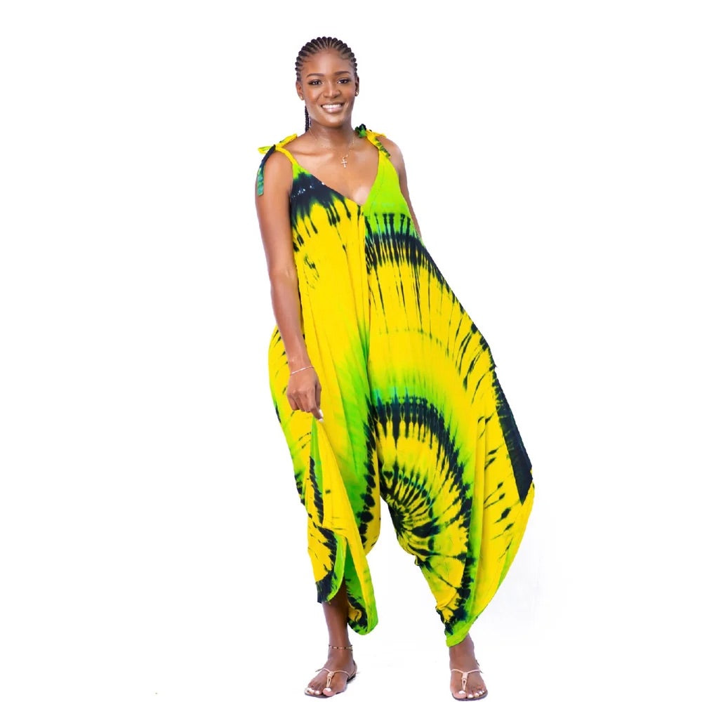 Jamaican Tyedye Jumpsuit