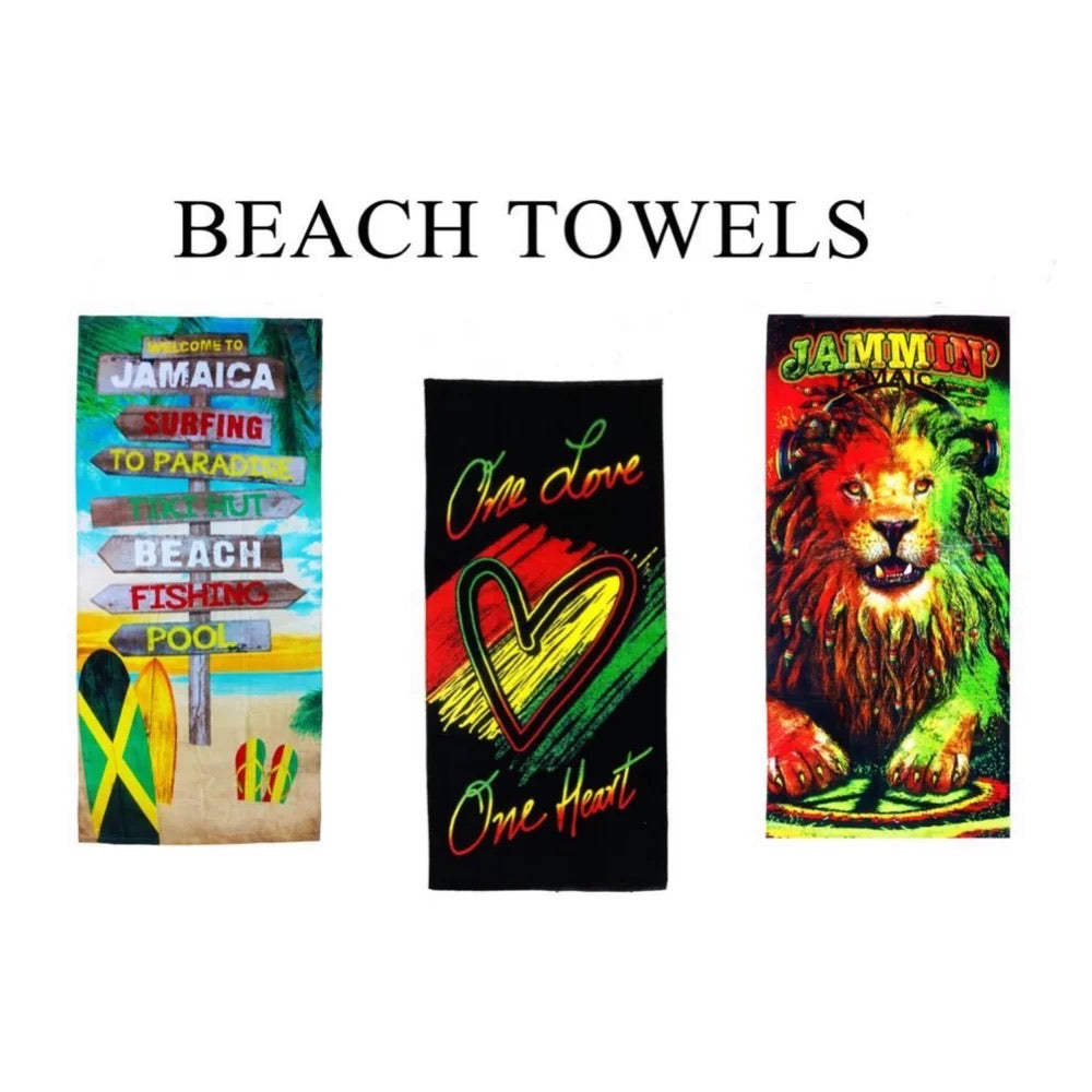 Jamaican beach towels EverythingJamaica