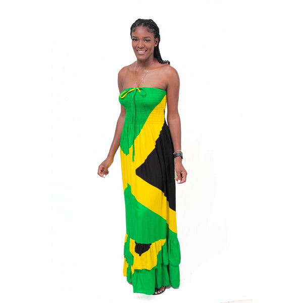 Jamaica flag tube dress Jamaica flag tube dress