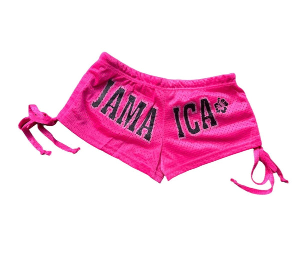 Jamaica pink batty rider shorts