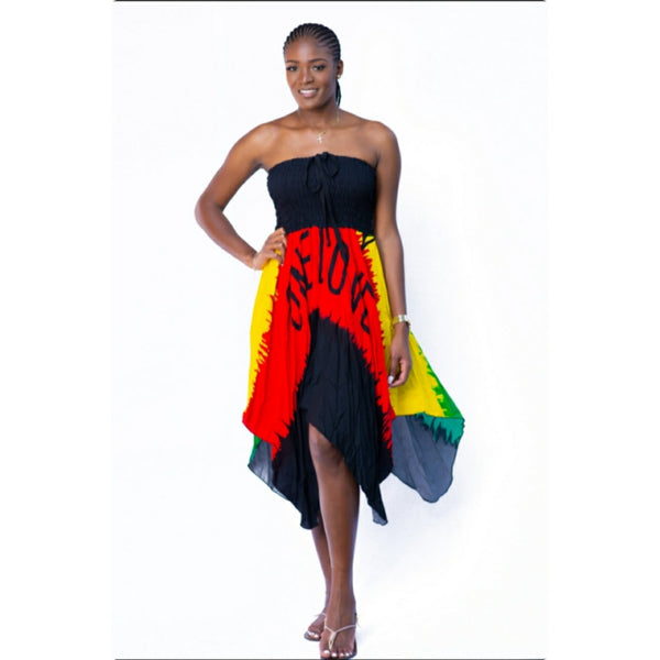 One love Rasta dress