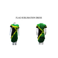 Jamaica flag sublimation dress