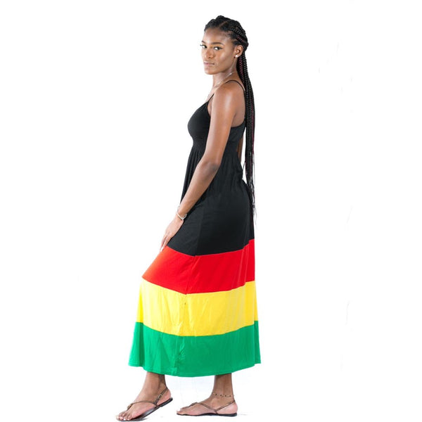 Rasta maxi dress Clearance