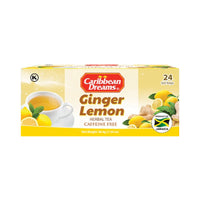Caribbean dreams Ginger Lemon teabag