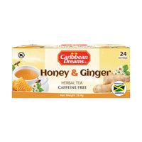 Caribbean dreams honey & ginger teabag