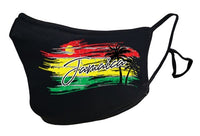 Rasta flag Jamaican mask