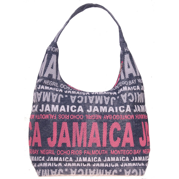 Jamaica pink/blue city bag