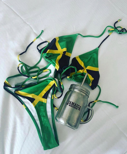 Jamaican Thong flag Bikini