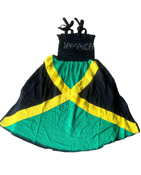 Jamaica flag girls dress