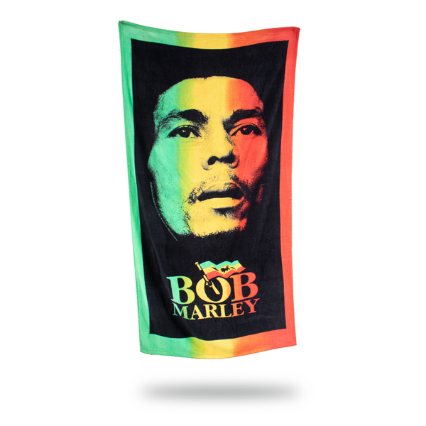 Bob Marley Rasta face towel