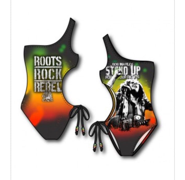 Bob Marley (Roots Rock Rebel) swimwear