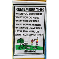 Remember this Jamaica scroll