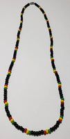 Rasta bead necklace