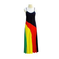 Rasta sweep maxi dress