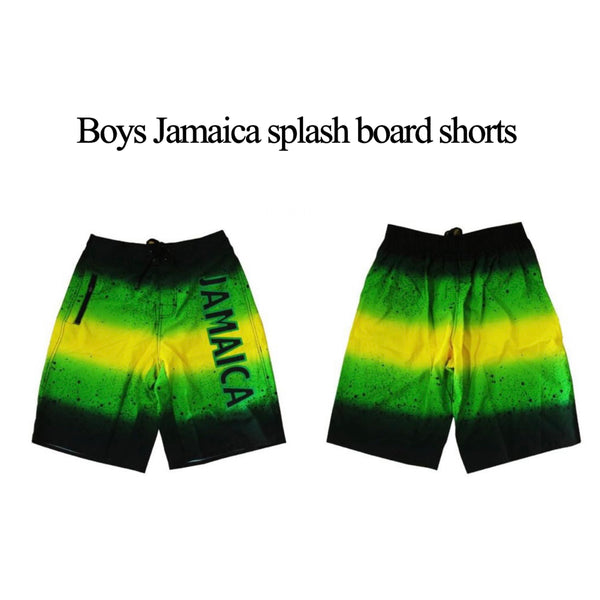 Boys jamaica splash shorts