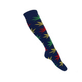 Rasta weedleaf long socks