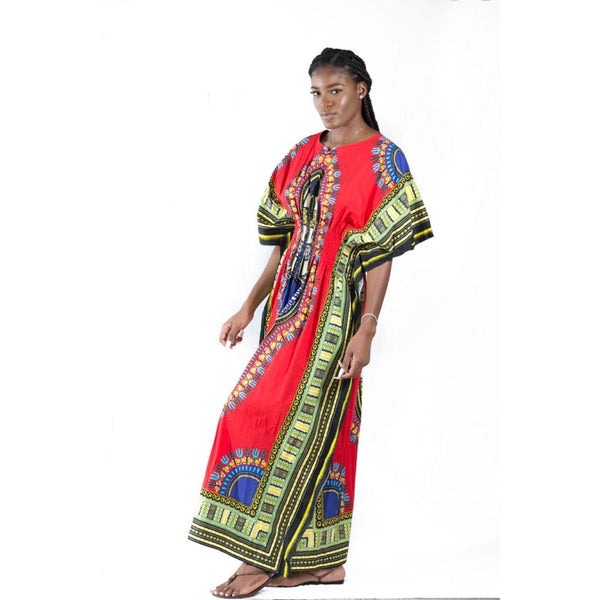 Red Dashiki Kaftan Red Dashiki Kaftan