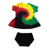 Rasta OneLove baby girls outfit