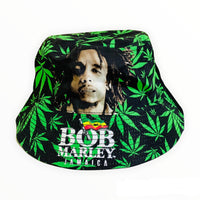 Bob Marley weedleaf bucket hat