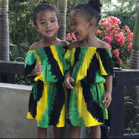 Jamaica tyedye girls dress