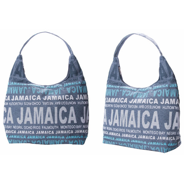 Blue themed Jamaica bag