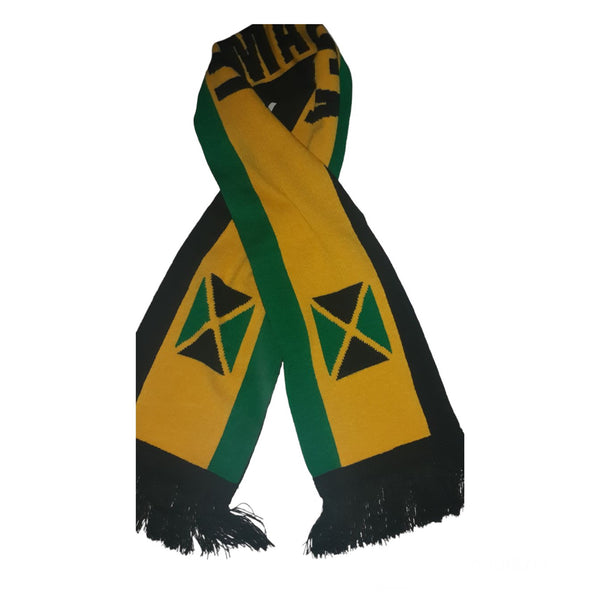 Jamaican flag scarf