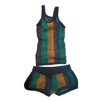 Jamaican flag mesh set