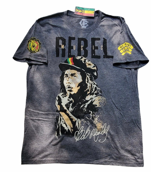 Rebel music Bob Marley shirt