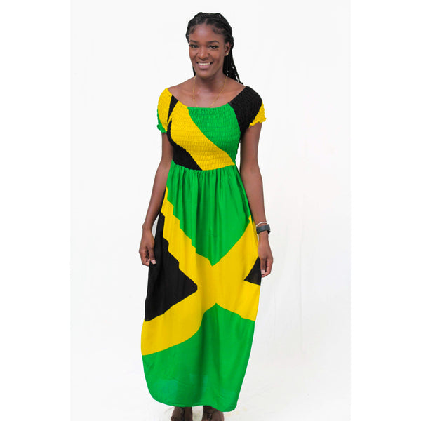 Jamaican flag tube dress Jamaican flag tube dress