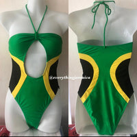 Highcut Jamaican Flag Monokini
