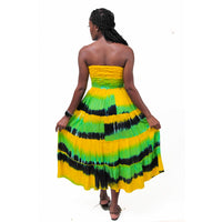 Jamaica tyedye dress
