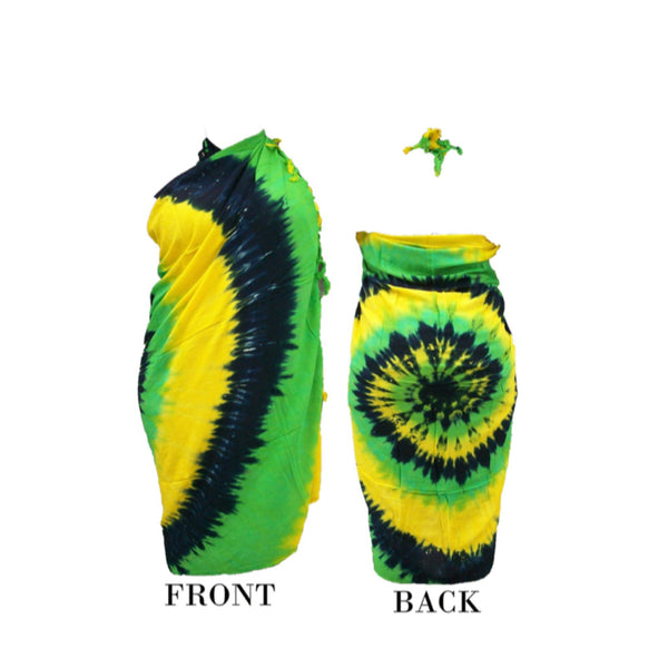 Jamaica tyedye sarong