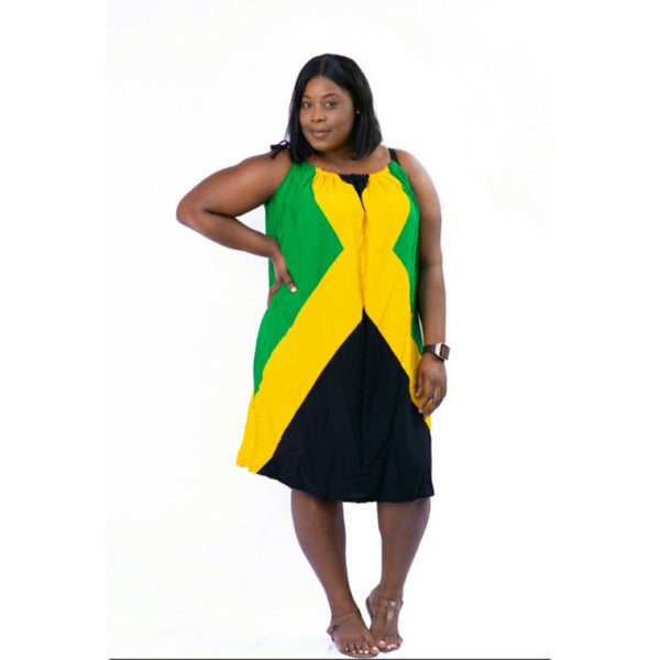 Jamaica plus size flag dress Jamaica plus size flag dress